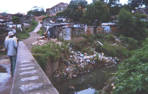 Figure 1 Housing and living conditions within Cato Manor. Source: Siboniso Ngubane (2006).