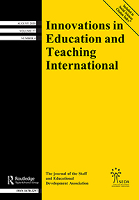 Cover image for Innovations in Education and Teaching International, Volume 57, Issue 4, 2020