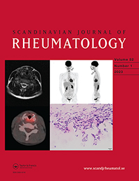 Cover image for Scandinavian Journal of Rheumatology, Volume 52, Issue 1, 2023