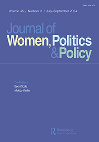 Cover image for Journal of Women, Politics & Policy, Volume 45, Issue 3, 2024