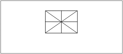 Figure 1. The Divided Rectangle Copy Form from the GDO-R Copy Form Task Card. Copyright 2012 by the Gesell Institute of Child Development.