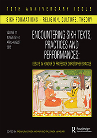 Cover image for Sikh Formations, Volume 11, Issue 1-2, 2015