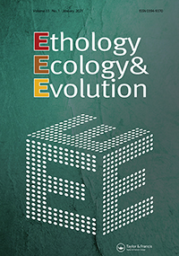 Cover image for Ethology Ecology & Evolution, Volume 33, Issue 1, 2021