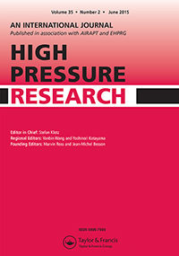 Cover image for High Pressure Research, Volume 35, Issue 2, 2015