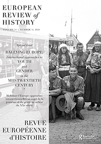 Cover image for European Review of History: Revue européenne d'histoire, Volume 31, Issue 3, 2024