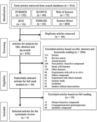 Figure 1 Flowchart for selection of study articles based on PRISMA-P.