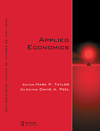 Cover image for Applied Economics, Volume 52, Issue 20, 2020