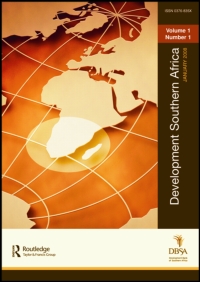 Cover image for Development Southern Africa, Volume 21, Issue 2, 2004