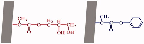 Figure 22. Hydrophilic and hydrophobic carrier supports designed by Lee et al.