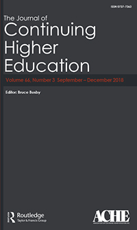 Cover image for The Journal of Continuing Higher Education, Volume 66, Issue 3, 2018