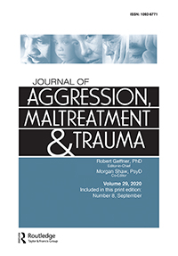 Cover image for Journal of Aggression, Maltreatment & Trauma, Volume 29, Issue 8, 2020