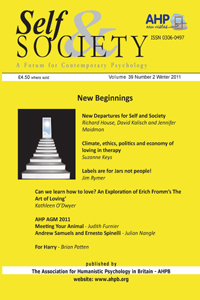 Cover image for Self & Society, Volume 39, Issue 2, 2011
