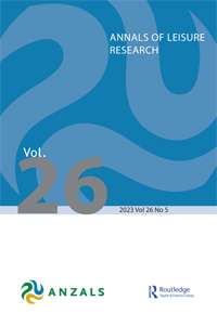 Cover image for Annals of Leisure Research, Volume 26, Issue 5, 2023
