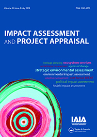 Cover image for Impact Assessment and Project Appraisal, Volume 36, Issue 4, 2018
