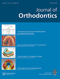 Cover image for Journal of Orthodontics, Volume 44, Issue 4, 2017