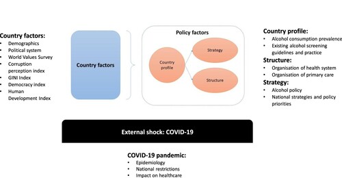 Figure 1. Framework for the contextual analyses, adapted from Ysa et al. (Citation2014).