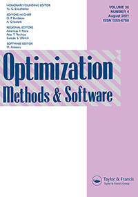 Cover image for Optimization Methods and Software, Volume 36, Issue 4, 2021