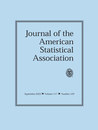 Cover image for Journal of the American Statistical Association, Volume 117, Issue 539, 2022