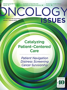 Cover image for Oncology Issues, Volume 29, Issue 1, 2014