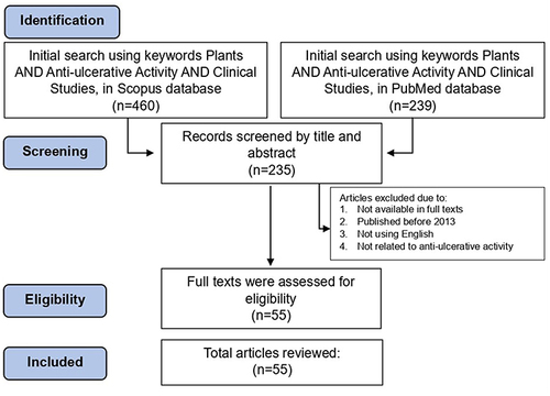 Figure 1 The study design of the review.