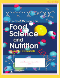 Cover image for Critical Reviews in Food Science and Nutrition, Volume 63, Issue 4, 2023