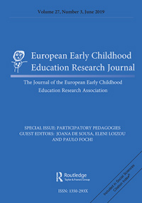 Cover image for European Early Childhood Education Research Journal, Volume 27, Issue 3, 2019