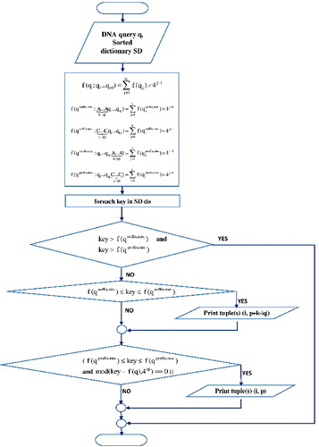 Figure 2. DNA pattern searching phase.