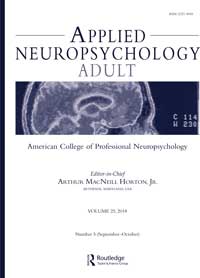 Cover image for Applied Neuropsychology: Adult, Volume 25, Issue 5, 2018