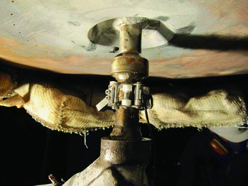 Figure 10. SG drain pipe socket weld inspection.