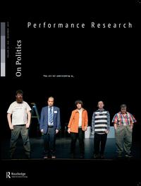 Cover image for Performance Research, Volume 24, Issue 8, 2019
