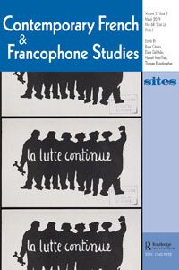 Cover image for Contemporary French and Francophone Studies, Volume 23, Issue 2, 2019