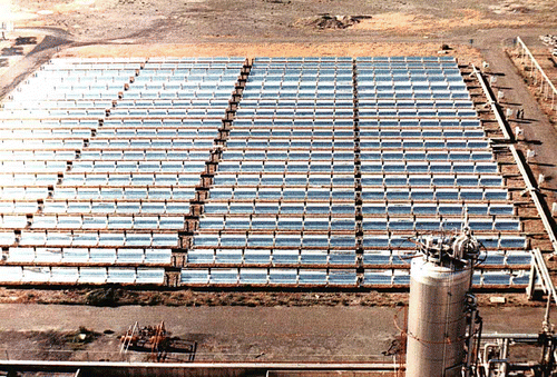 Figure 3. View of the ACUREX solar field.