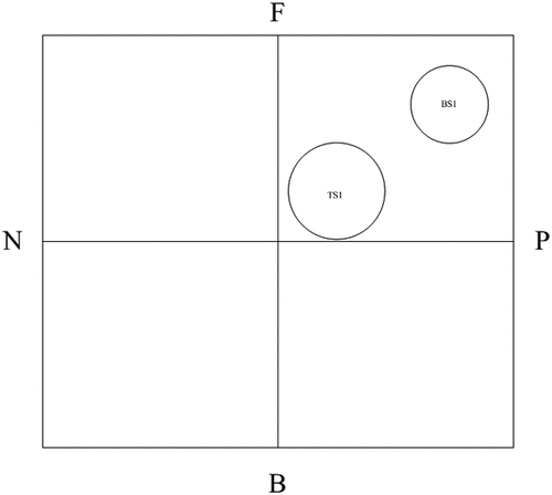 Figure 6. Field diagram of the two supervisors’ interaction with all subordinates.