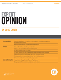 Cover image for Expert Opinion on Drug Safety, Volume 15, Issue 3, 2016