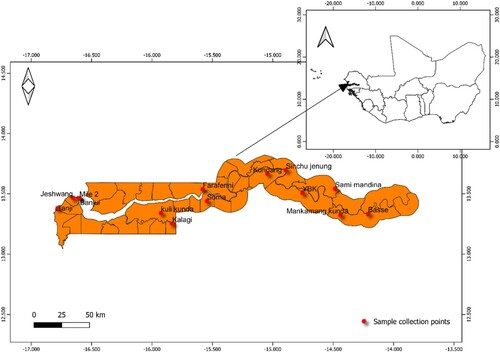 Figure 1. Map of the study area.