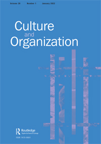 Cover image for Culture and Organization, Volume 28, Issue 1, 2022