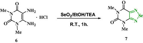 Scheme 3. Synthesis of compound 7.