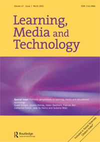 Cover image for Learning, Media and Technology, Volume 47, Issue 1, 2022