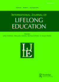 Cover image for International Journal of Lifelong Education, Volume 35, Issue 4, 2016