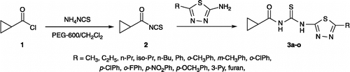 Scheme 2.  Synthetic route for compounds3a–3o.