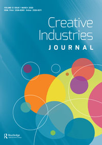 Cover image for Creative Industries Journal, Volume 13, Issue 1, 2020