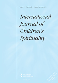 Cover image for International Journal of Children's Spirituality, Volume 21, Issue 3-4, 2016