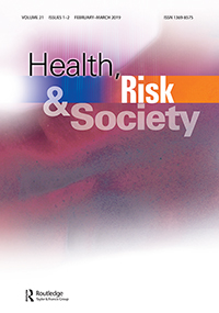 Cover image for Health, Risk & Society, Volume 21, Issue 1-2, 2019