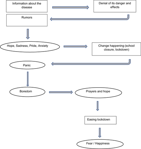 Figure 5 Our interpretation of pathway of communications effect on emotions and attitudes.