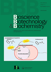 Cover image for Bioscience, Biotechnology, and Biochemistry, Volume 83, Issue 11, 2019