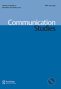 Cover image for Communication Studies, Volume 71, Issue 5, 2020