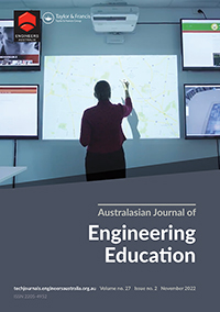 Cover image for Australasian Journal of Engineering Education, Volume 27, Issue 2, 2022