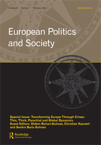Cover image for European Politics and Society, Volume 23, Issue 1, 2022