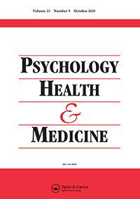 Cover image for Psychology, Health & Medicine, Volume 25, Issue 9, 2020