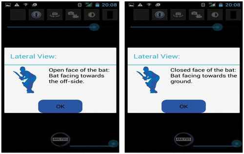 Figure 7. An illustration of the Lateral view when users click on the set button.